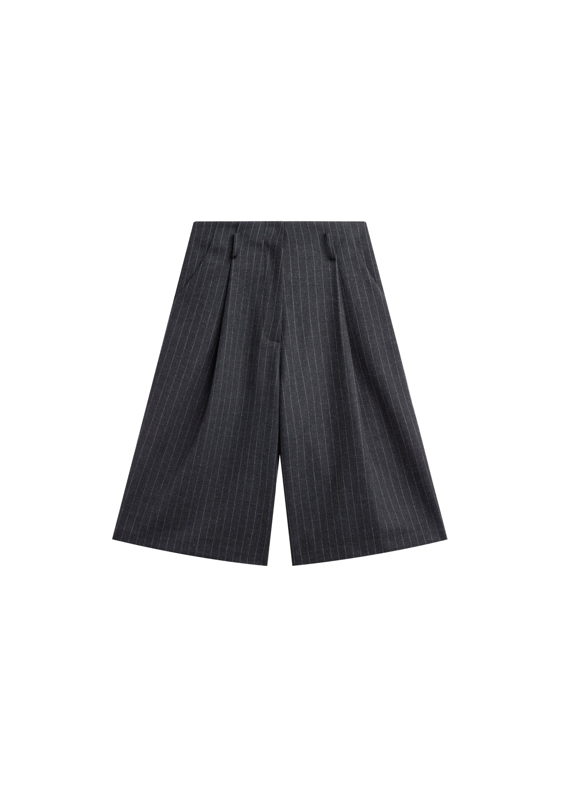 The-Frankie-Shop-Carlow-Bermuda-Shorts-CharcoalWhite-Pinstripe-coveti-scaled70971_nobg The Frankie Shop Carlow Bermuda Shorts - Charcoal/White Pinstripe - Oversized Minimalist Shorts in White - Shop at Coveti
