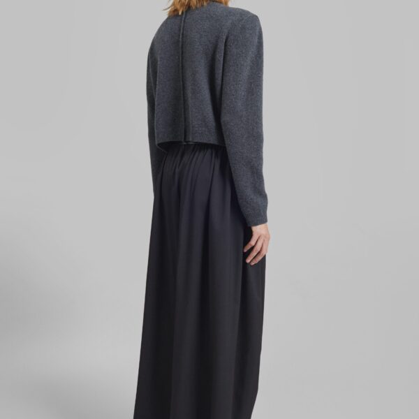 The Frankie Shop Claremont Cocoon Skirt - Black - Oversized Minimalist Skirts in Black - Shop at Coveti