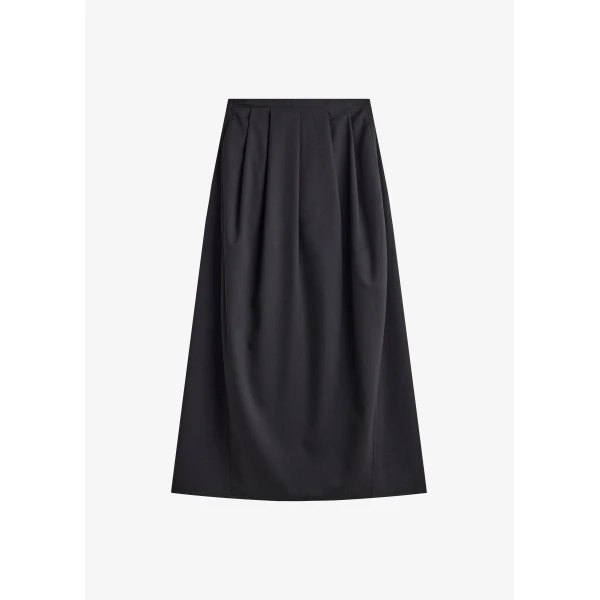 The Frankie Shop Claremont Cocoon Skirt – Black, view 7