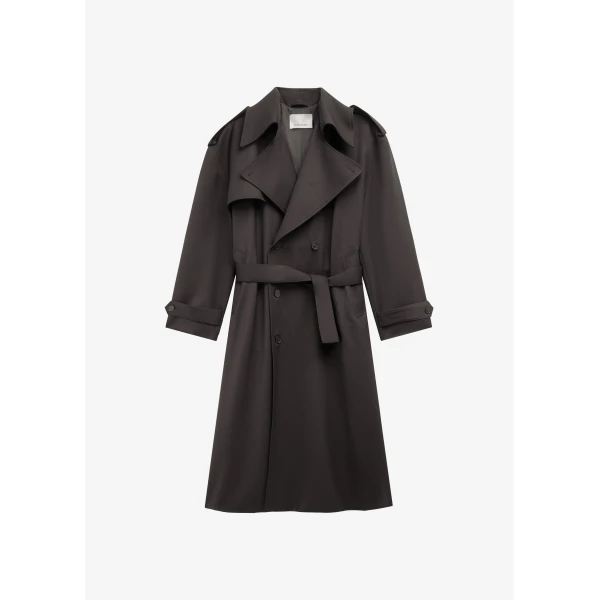 The Frankie Shop Dursley Tailored Trench Coat – Brown