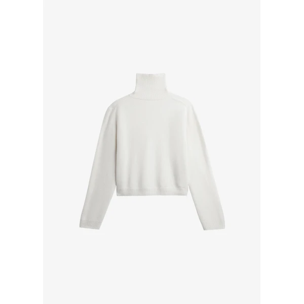 The Frankie Shop Grenaa Wool Turtleneck Sweater – Ivory, view 7