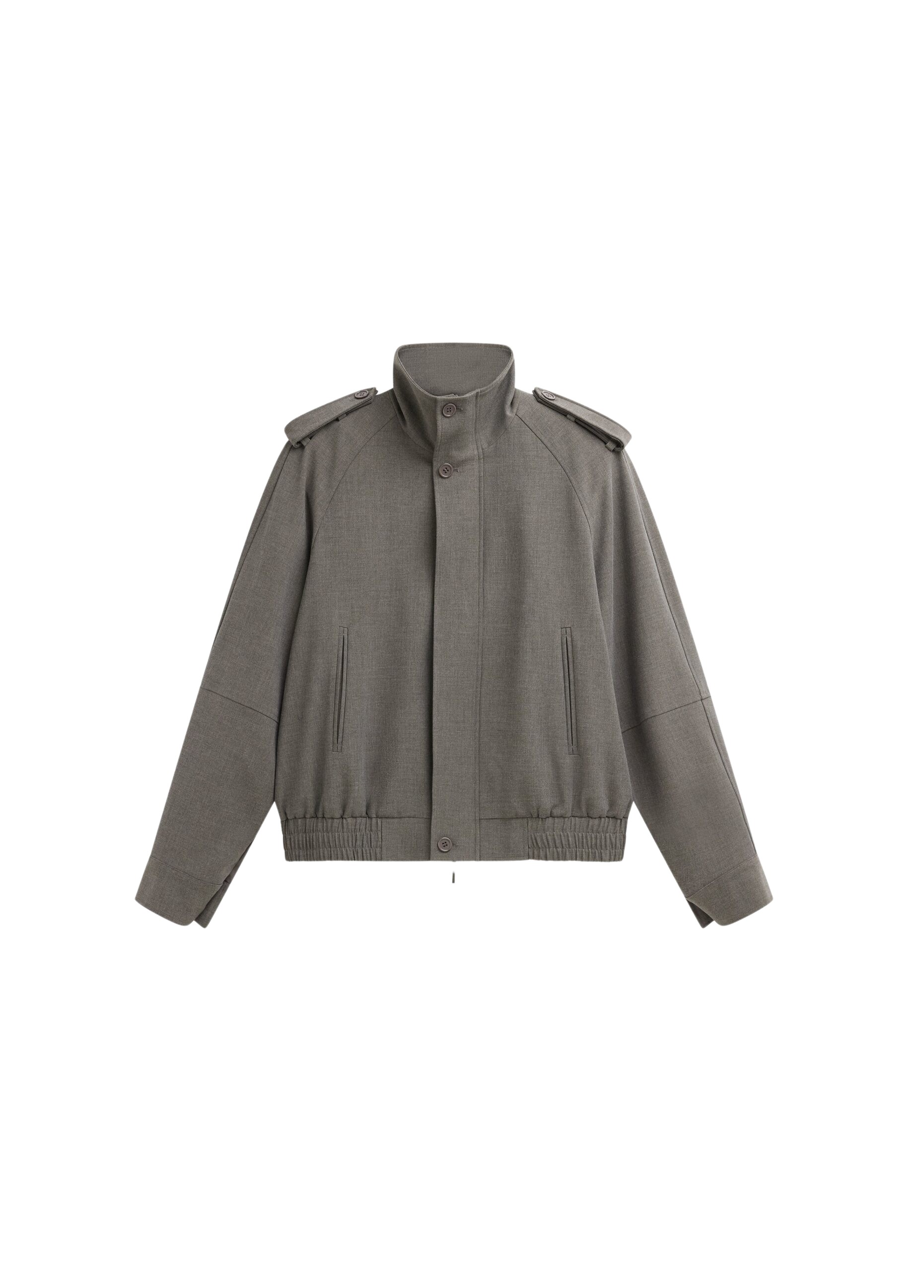 The-Frankie-Shop-Kelly-Padded-Double-Weave-Blouson-Taupe-Melange-coveti-scaled21413_nobg The Frankie Shop Kelly Padded Double Weave Blouson - Taupe Melange - Oversized Minimalist Jackets in Brown - Shop at Coveti