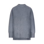 The Frankie Shop Loulou De Saison Safi Lds Cashmere Blend Sweater - Anthracite Melange - Oversized Minimalist Knitwear in Grey - Shop at Coveti
