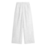 The Frankie Shop Melker Furry Pants - Off White - Oversized Minimalist Pants in White - Shop at Coveti