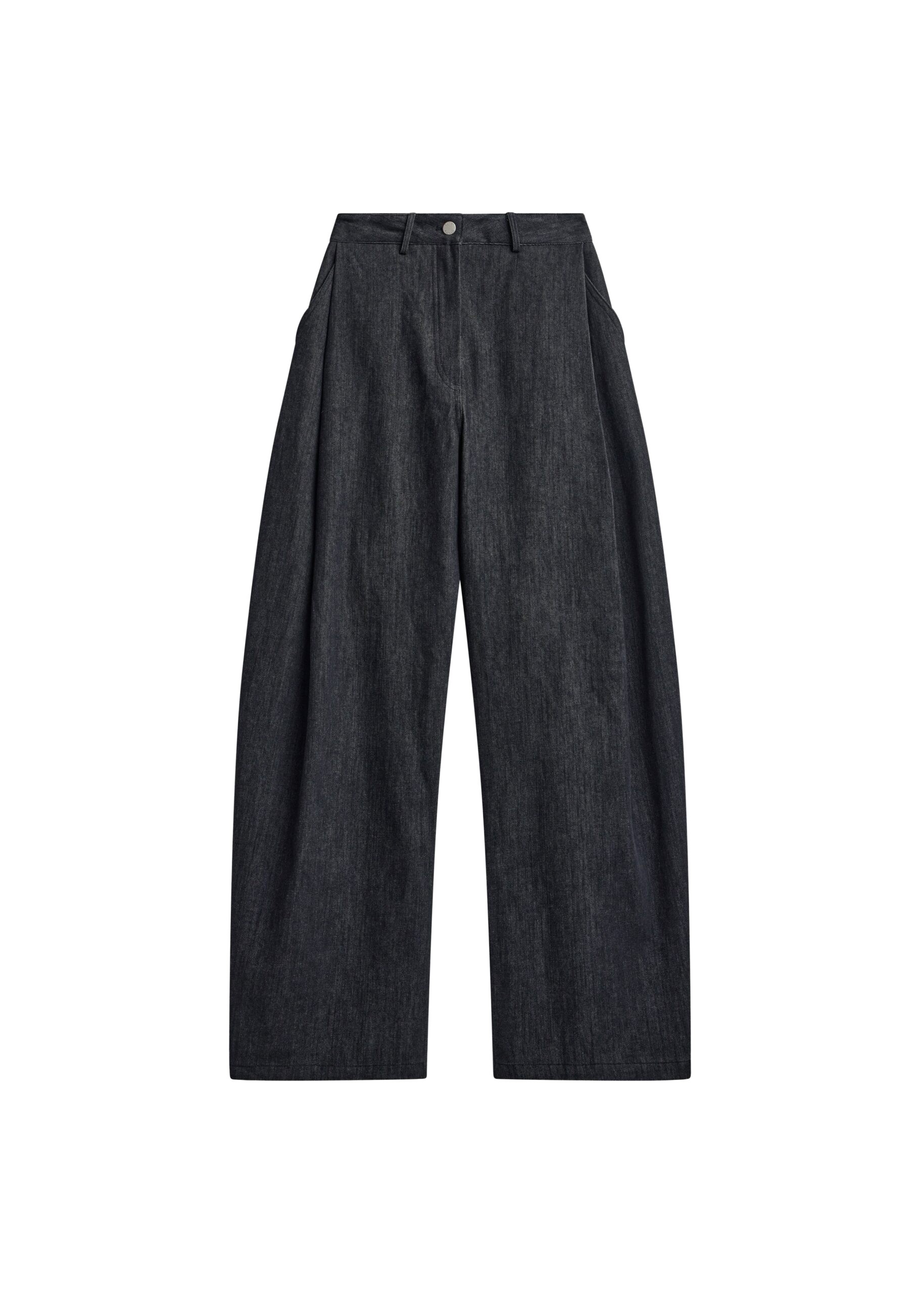 The-Frankie-Shop-Nesna-Barrel-Leg-Jeans-Black-coveti-scaled60213_nobg The Frankie Shop Nesna Barrel-Leg Jeans - Black - Oversized Minimalist Pants in Black - Shop at Coveti