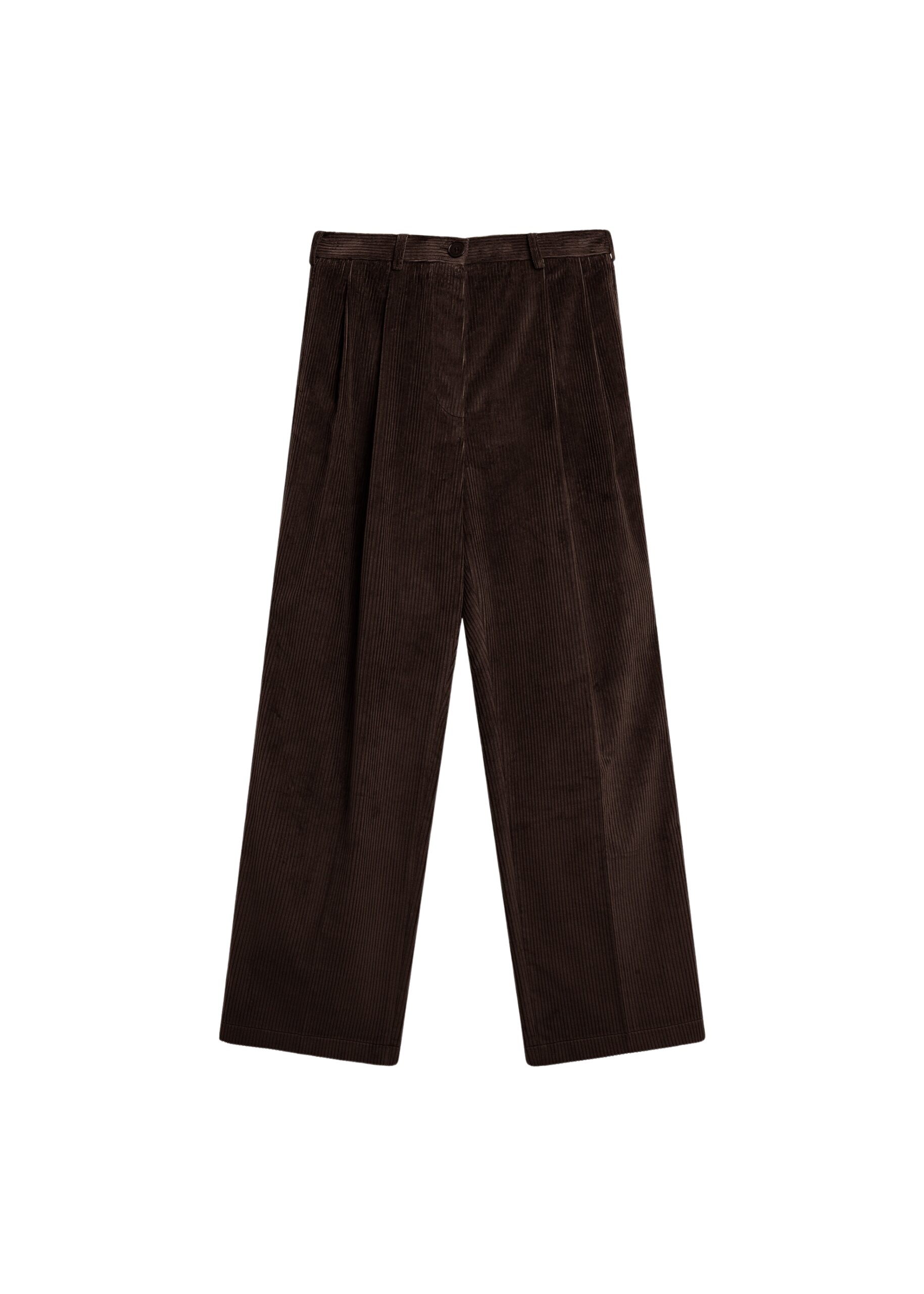 The-Frankie-Shop-Norstrand-Pleated-Corduroy-Trousers-Dark-Brown-coveti-scaled89810_nobg The Frankie Shop Norstrand Pleated Corduroy Trousers - Dark Brown - Oversized Minimalist Pants in Brown - Shop at Coveti
