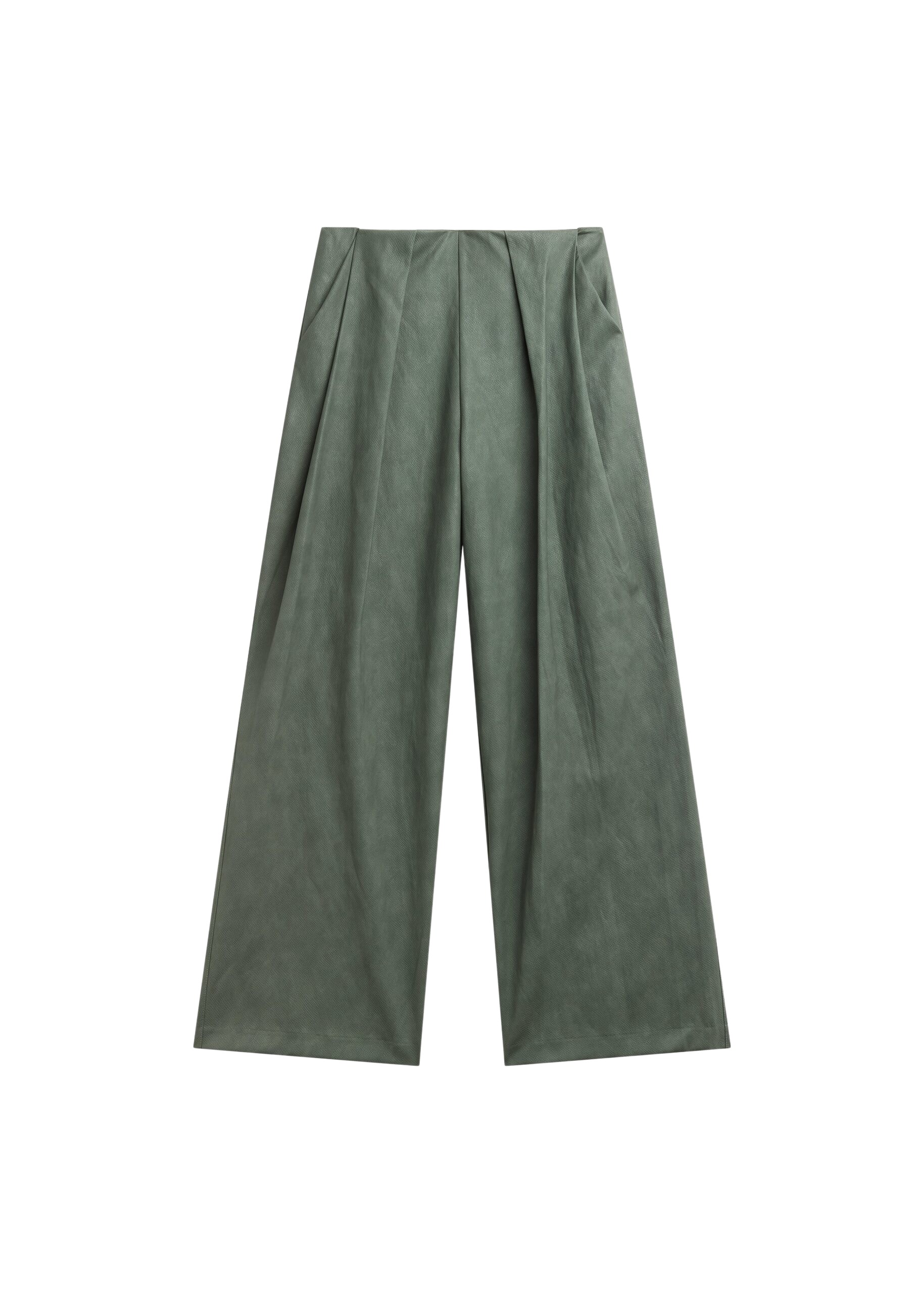 The-Frankie-Shop-Olivet-Faux-Leather-Trousers-Moss-Green-coveti-scaled26045_nobg The Frankie Shop Olivet Faux Leather Trousers - Moss Green - Oversized Minimalist Pants in Green - Shop at Coveti