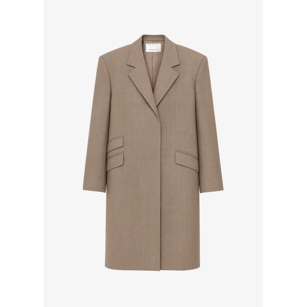 The Frankie Shop Orsta Wool Coat – Beige, view 7