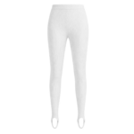 The Frankie Shop Piuma Knit Stirrup Leggings - White - Oversized Minimalist Pants in White - Shop at Coveti
