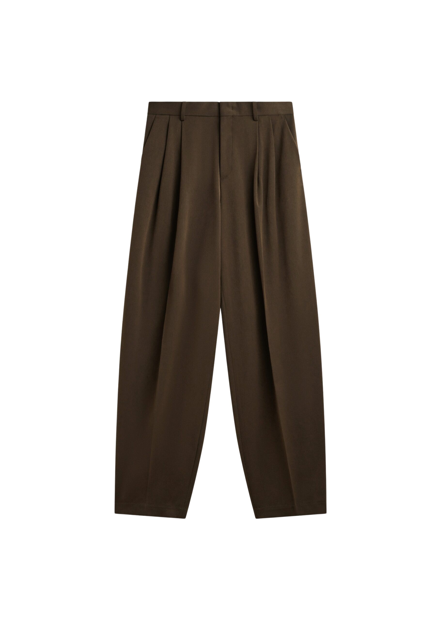 The-Frankie-Shop-Vester-Pleated-Trousers-Brown-coveti-scaled83928_nobg The Frankie Shop Vester Pleated Trousers - Brown - Oversized Minimalist Pants in Brown - Shop at Coveti