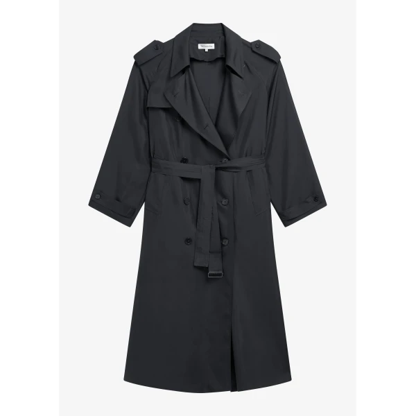 The Frankie Shop Veyron Trench Coat – Storm Grey, view 7