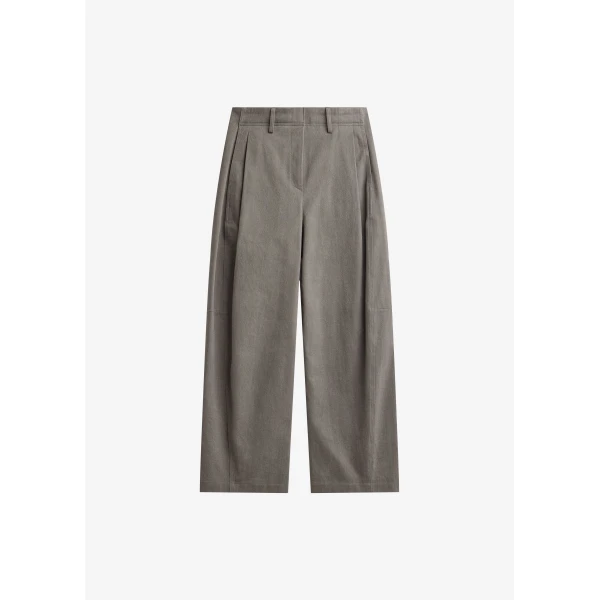 The Frankie Shop Vora Barrel-Leg Pants – Grey, view 9