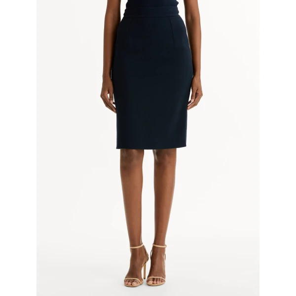 Oscar de la Renta Wool-Blend Pencil Skirt, view 4