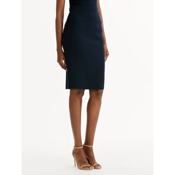 Oscar de la Renta Wool-Blend Pencil Skirt, view 5