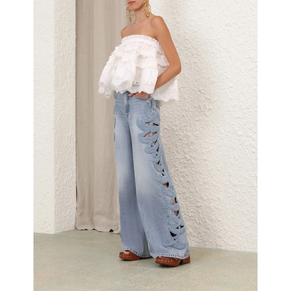Elevate your elegance in this Zimmermann Pants available now at Coveti