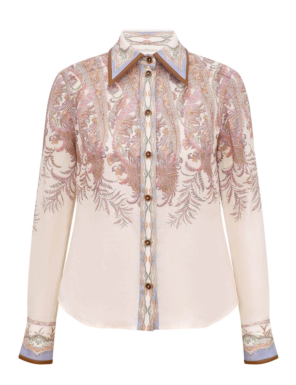 Zimmermann Alchemy Body Shirt | Ready to Wear Collection Coveti Elevate your elegance in this Zimmermann Tops available now at Coveti