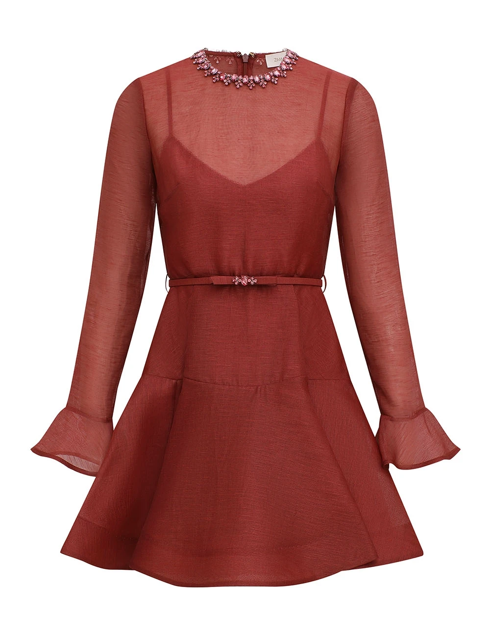Zimmermann Alchemy Peplum Mini Dress | Ready to Wear Collection Coveti Elevate your elegance in this Zimmermann Dresses available now at Coveti