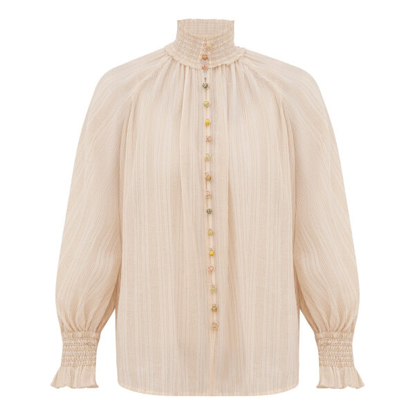 Elevate your elegance in this Zimmermann Tops available now at Coveti
