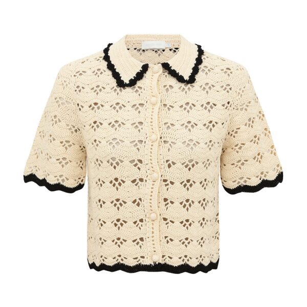 Elevate your elegance in this Zimmermann Tops available now at Coveti