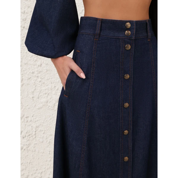Elevate your elegance in this Zimmermann Skirts available now at Coveti
