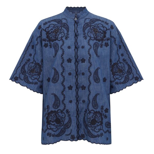Elevate your elegance in this Zimmermann Tops available now at Coveti