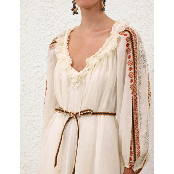 Elevate your elegance in this Zimmermann Dresses available now at Coveti