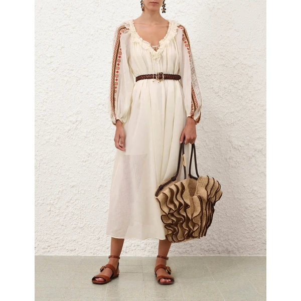Elevate your elegance in this Zimmermann Dresses available now at Coveti