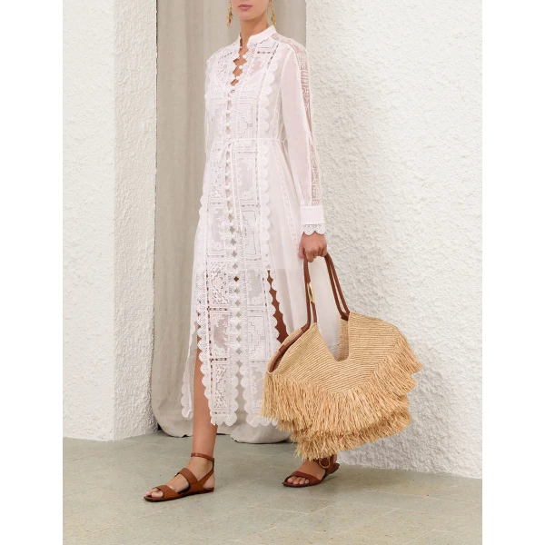 Elevate your elegance in this Zimmermann Dresses available now at Coveti