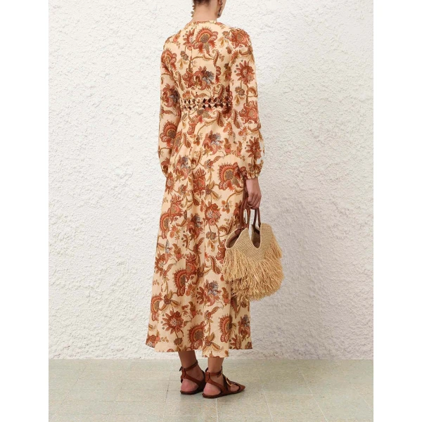 Elevate your elegance in this Zimmermann Dresses available now at Coveti
