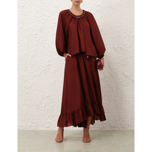 Elevate your elegance in this Zimmermann Skirts available now at Coveti