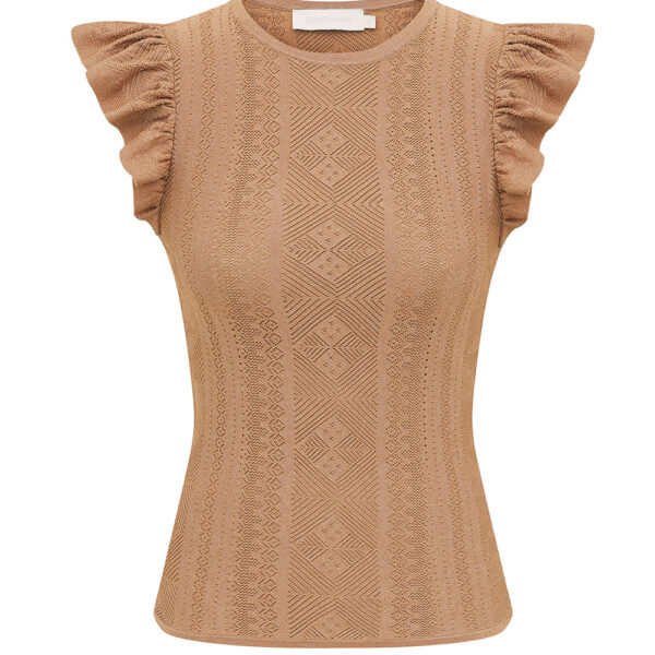 Elevate your elegance in this Zimmermann Tops available now at Coveti