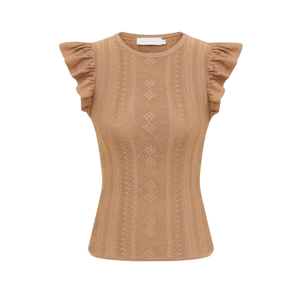Elevate your elegance in this Zimmermann Tops available now at Coveti
