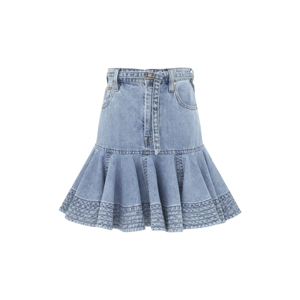 Elevate your elegance in this Zimmermann Skirts available now at Coveti