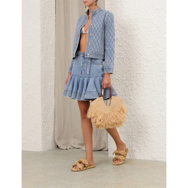 Elevate your elegance in this Zimmermann Skirts available now at Coveti