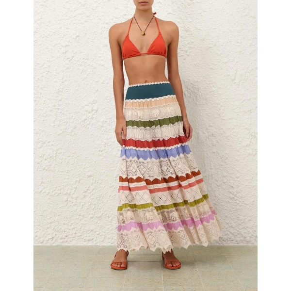 Elevate your elegance in this Zimmermann Skirts available now at Coveti