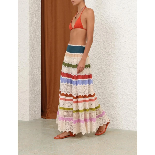 Elevate your elegance in this Zimmermann Skirts available now at Coveti