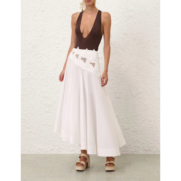 Elevate your elegance in this Zimmermann Skirts available now at Coveti