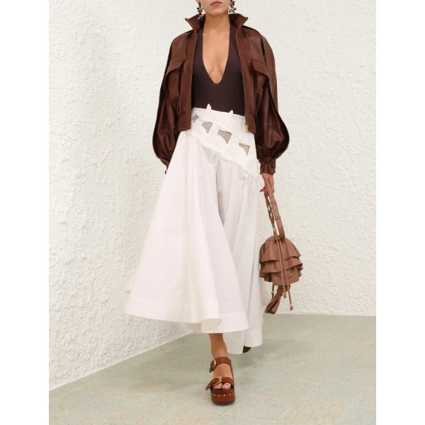 Elevate your elegance in this Zimmermann Skirts available now at Coveti