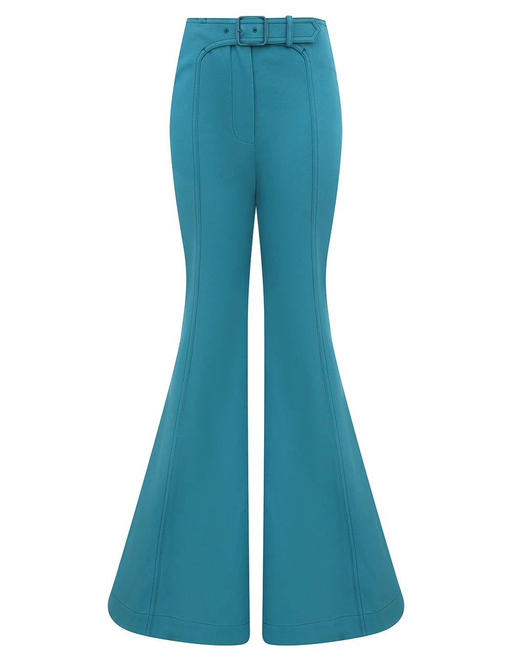 Zimmermann Luna Drill Super Flare Pant | Ready to Wear Collection Coveti Elevate your elegance in this Zimmermann Pants available now at Coveti