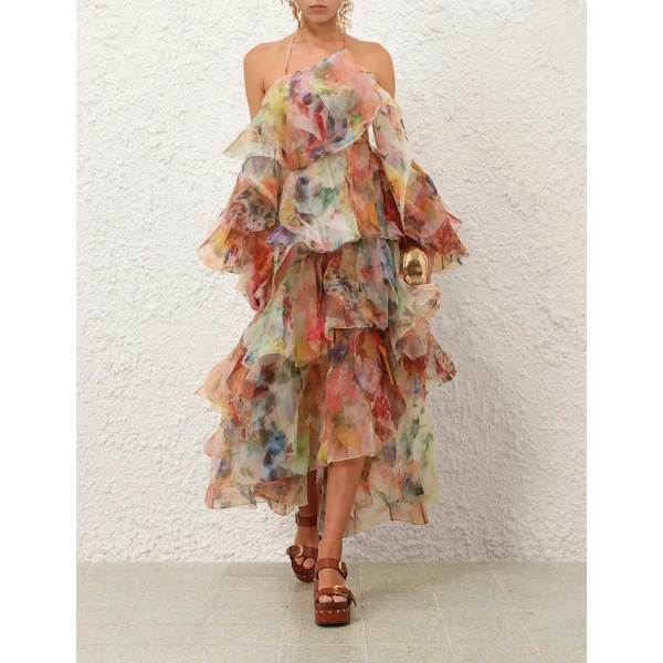 Elevate your elegance in this Zimmermann Dresses available now at Coveti