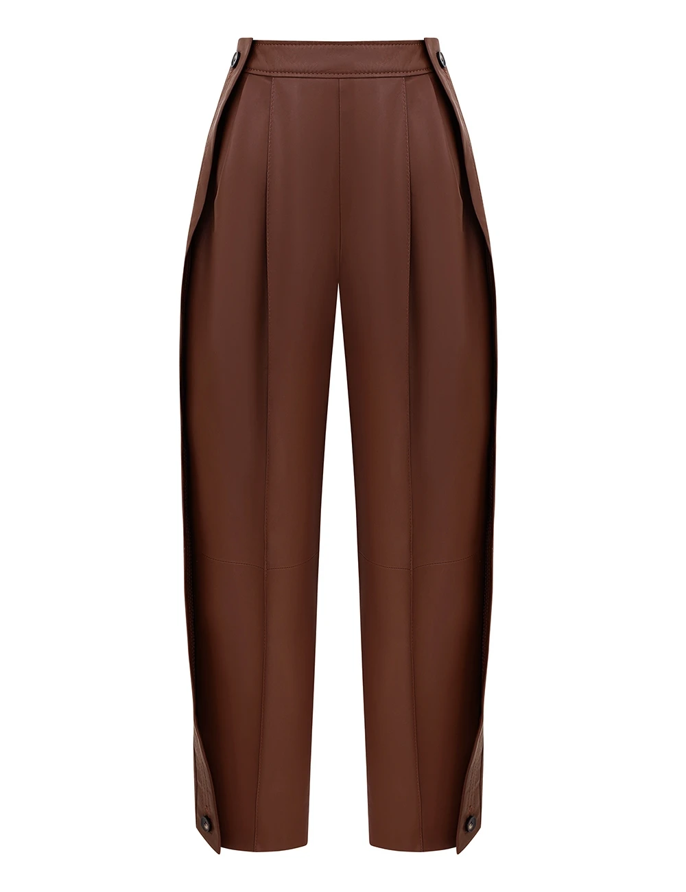 Zimmermann Luna Leather Barrel Pant | Ready to Wear Collection Coveti Elevate your elegance in this Zimmermann Pants available now at Coveti