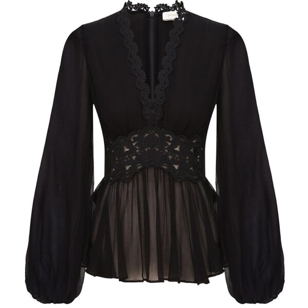 Elevate your elegance in this Zimmermann Tops available now at Coveti