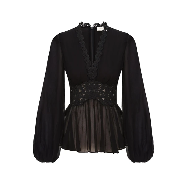 Elevate your elegance in this Zimmermann Tops available now at Coveti