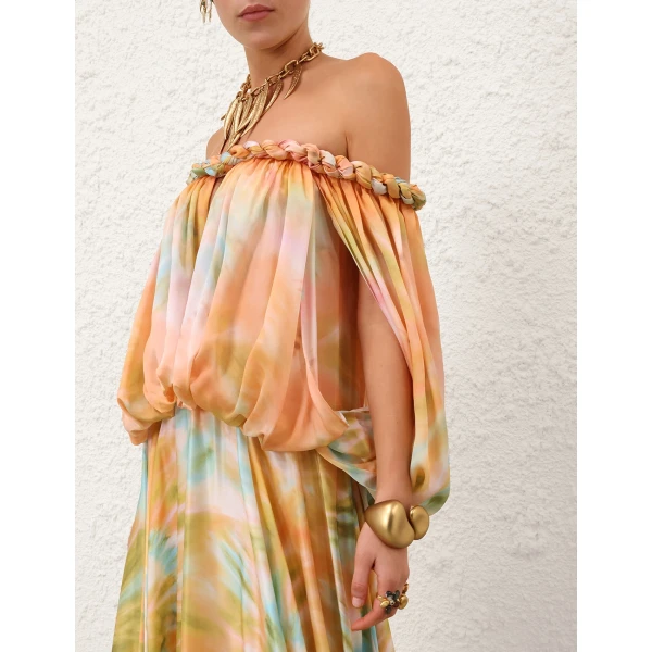 Elevate your elegance in this Zimmermann Dresses available now at Coveti
