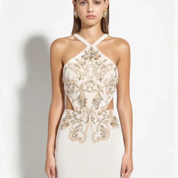 Zuhair Murad Cady Long Dress - Dresses - Lebanese Haute Couture and Evening Gowns at Coveti