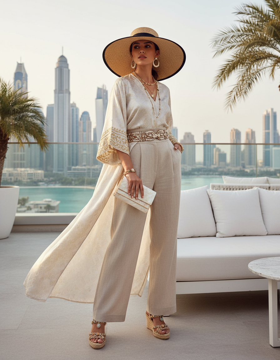 Gemma Deeks Style Guide: Dubai brunch outfit
