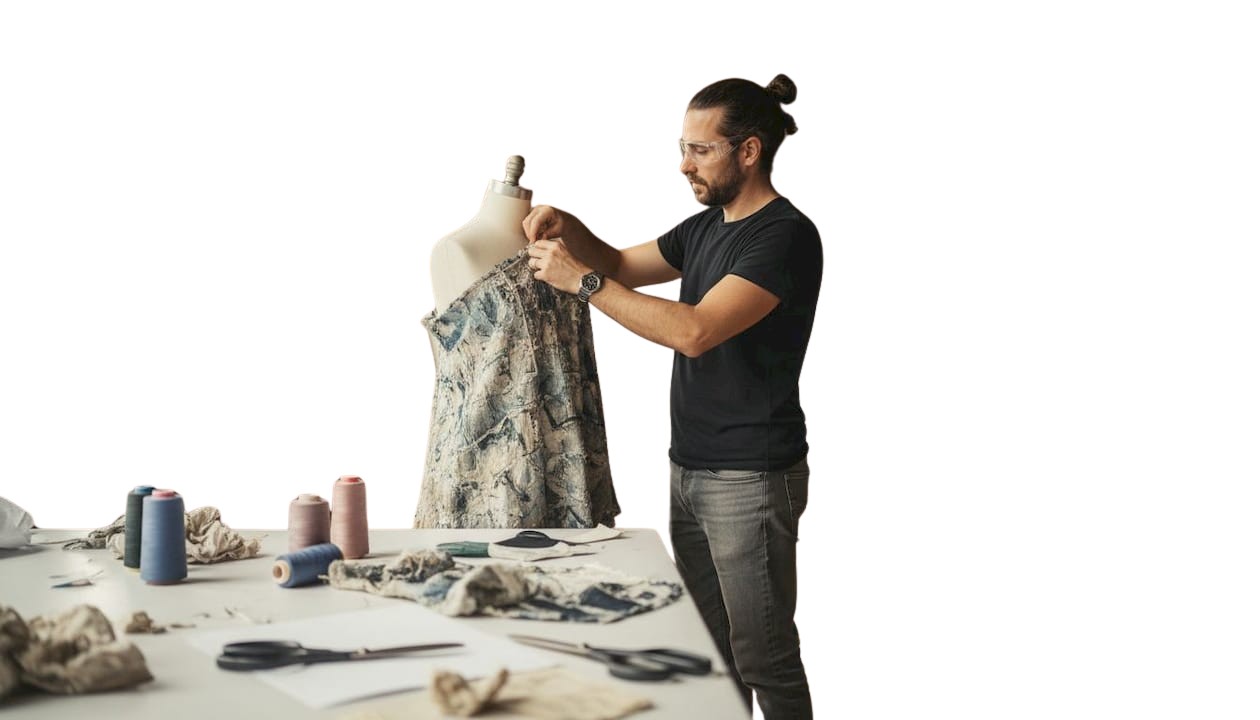 Diseñador que apuesta por la moda experimental y rompe con los esquemas tradicionales.