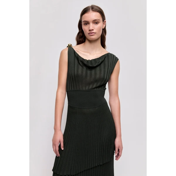 Aje Carmine Knit Midi Dress, view 3
