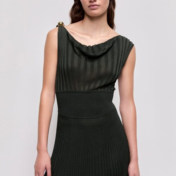 Carmine Knit Midi Dress