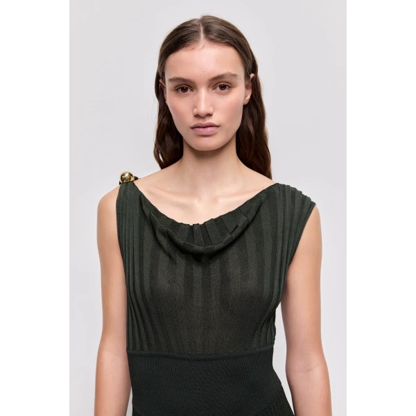 Aje Carmine Knit Midi Dress, view 4